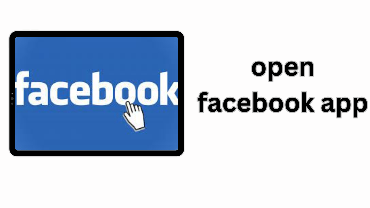 open facebook app