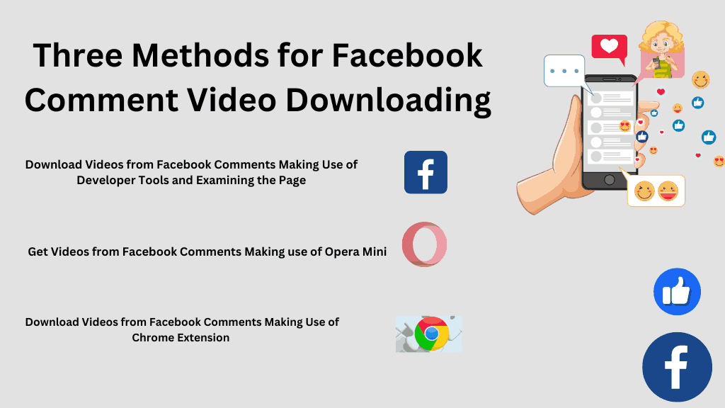 The Top Three Methods for Facebook Comment Video Downloading?