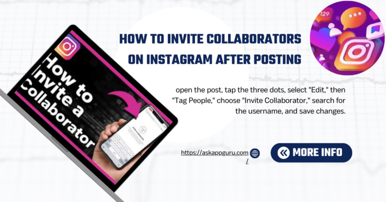 how to invite collaborators on instagram after posting