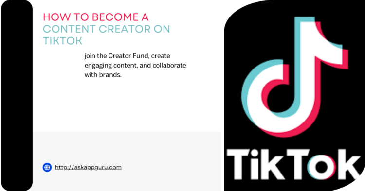 how to become a content creator on tiktok