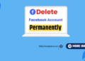 how to delete facebook account